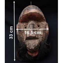 Superbe masque singe Kran dimensions de face