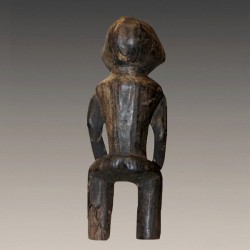 Statuette Mbaka de fécondité de dos