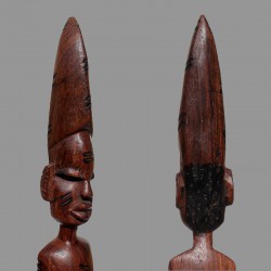 Statuette buste africain Yoruba