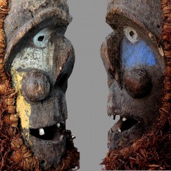 Masque Bulu du Cameroun Janus