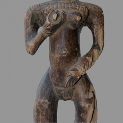 Statuette africaine ancienne Yombe detail