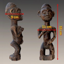 Statuette africaine ancienne Yombe mesures
