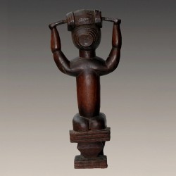 Statuette africaine ancienne Reine Attie