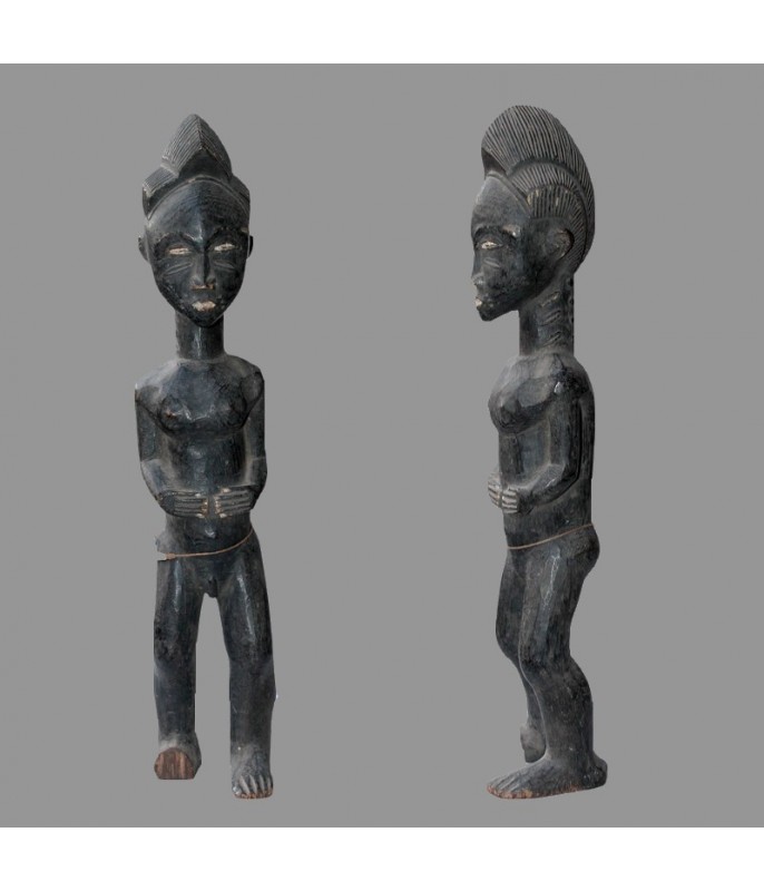 Statuette africaine ancienne Ancetre Baoule