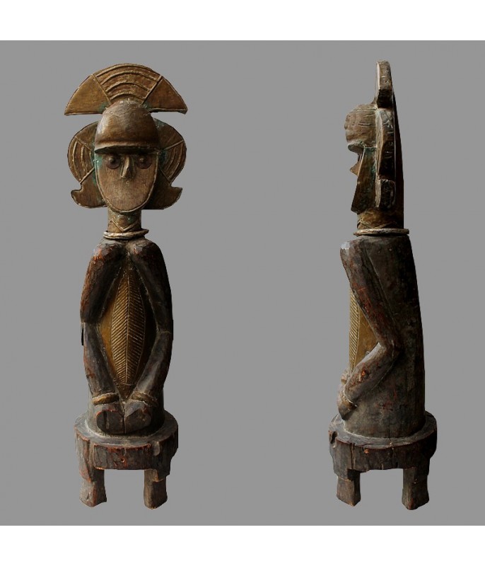 Statuette africaine gardien des reliquaires Kota