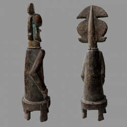 Statuette africaine gardien des reliquaires Kota Bwete