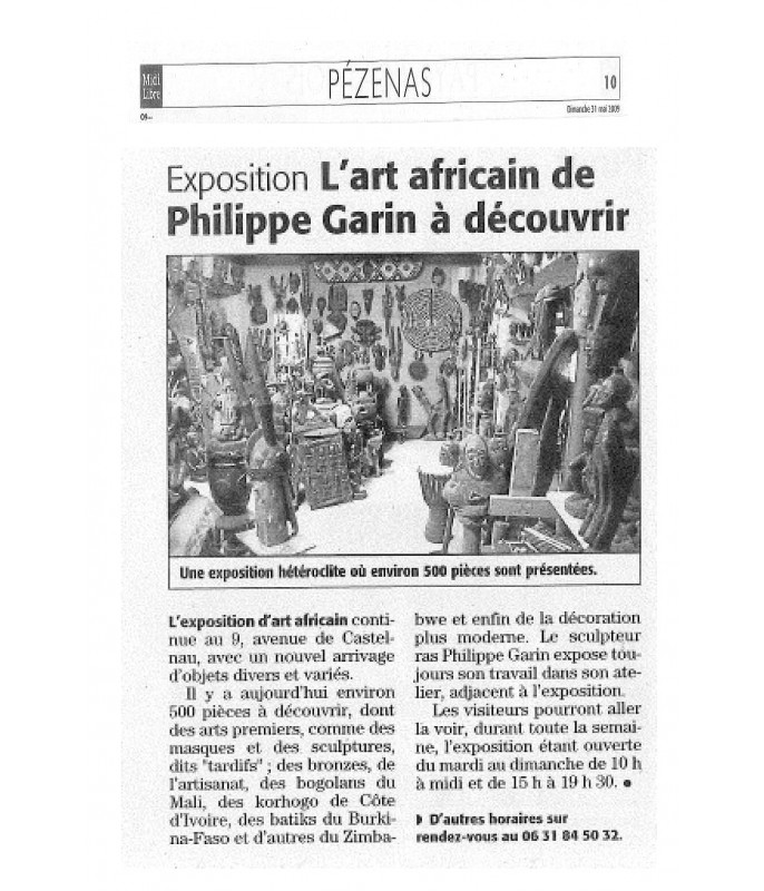 Midi Libre du 31 mai 2009