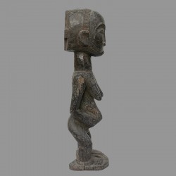 Ancienne statuette africaine fecondite Luba RDC