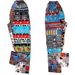 Pantalon africain patchwork coupe Bay Faal