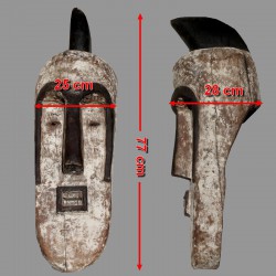 Grand masque casque Fang ancien Ngil