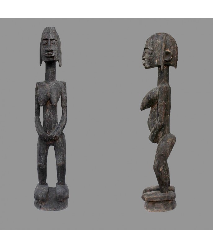 Statuette africaine tres ancienne fecondite Dogon
