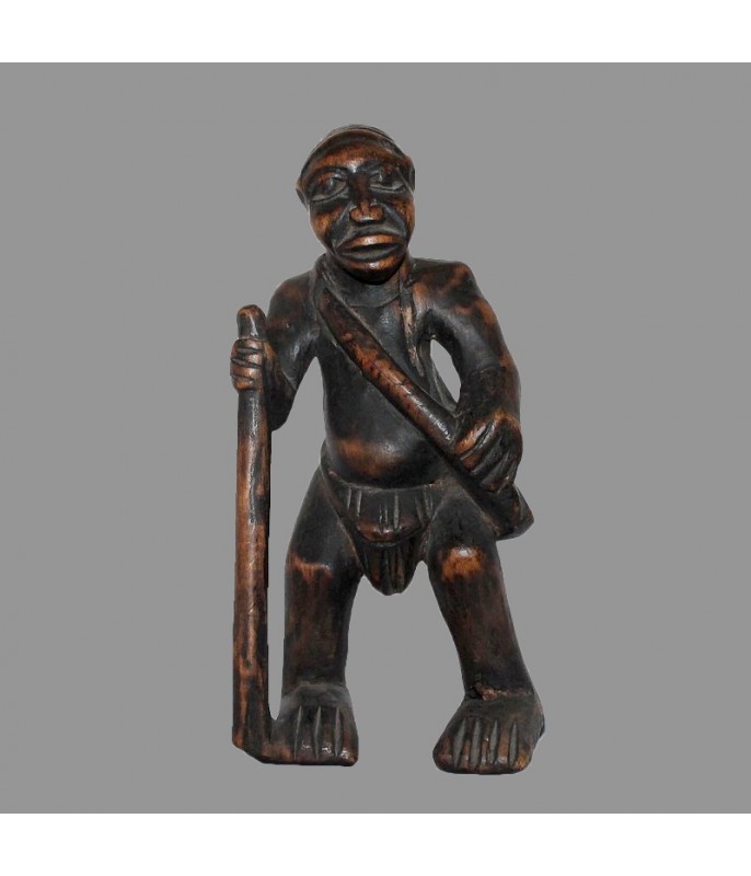 Statuette africaine Tikar Ancetre chasseur cueilleur