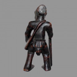 Statuette africaine Tikar Ancetre chasseur cueilleur Cameroun