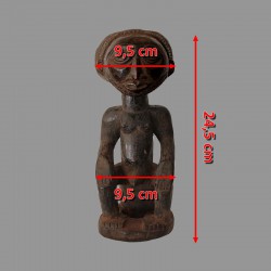 Statuette africaine figure d Ancetre Hemba dimensions
