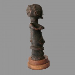 Statuette africaine fecondite Hemba ancienne Katanga