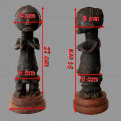 Statuette africaine fecondite Hemba ancienne dimensions