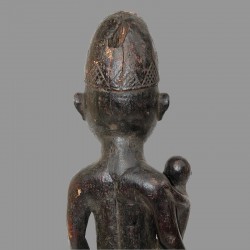 Statuette Bakongo Nkisi sans clou Mere et enfant Congo