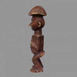Statuette Suku figure ancetre protecteur RDC