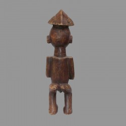 Statuette Suku figure ancetre protecteur de dos
