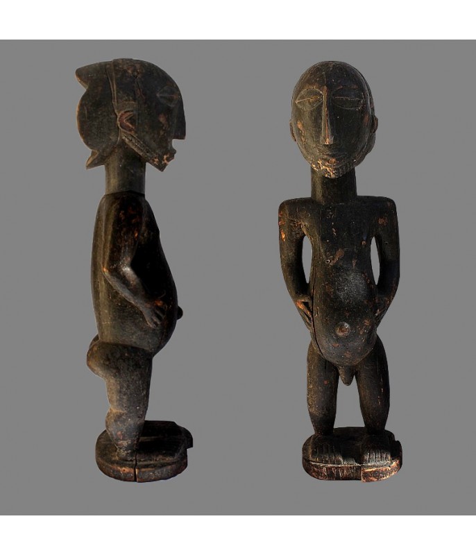 Figure d Ancetre Luba Hemba Statuette ancienne