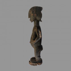 Figure d Ancetre Luba Hemba Statuette ancienne profil gauche