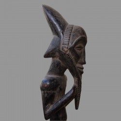 Rare et ancienne statuette ancetre Hemba profil