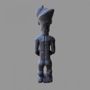 Maternite Baoule Statuette Africaine de dos