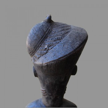 Maternite Baoule Statuette Africaine belle coiffe