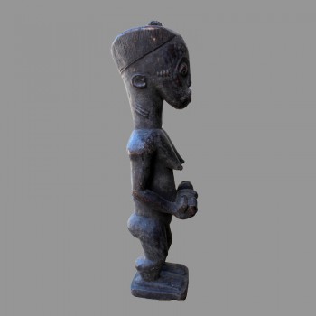 Maternite Baoule Statuette Africaine profil