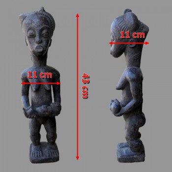 Maternite Baoule Statuette Africaine dimensions
