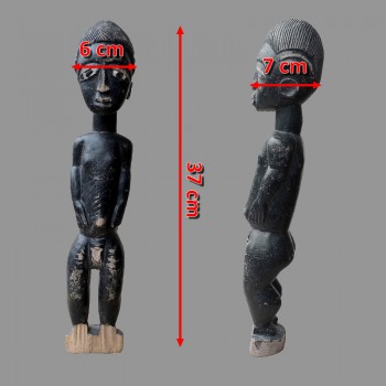 Petite statuette Baoule ancienne dimensions