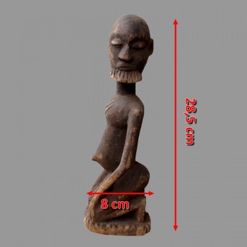 Statuette Dogon a genoux dimensions