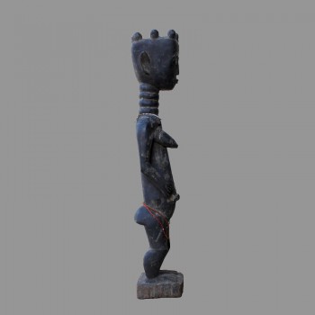 Statuette Koulango ancienne fecondite profil