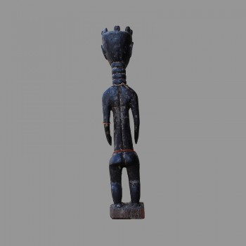 Statuette Koulango ancienne fecondite de dos