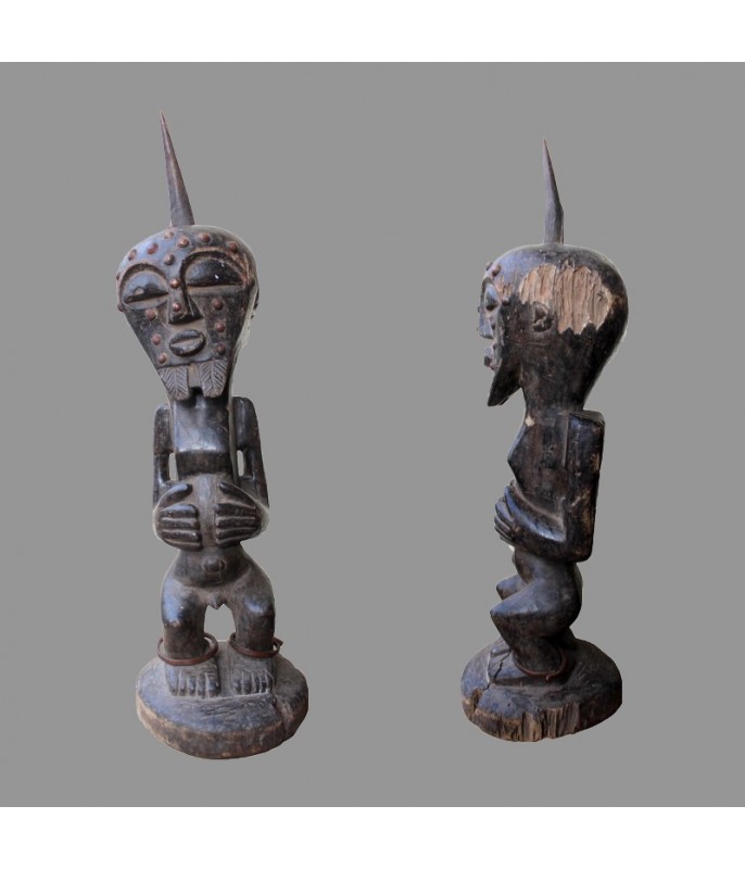 Belle statuette africaine Nkisi Songye ancien