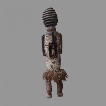 Statuette Ambete avec Bilongo de dos
