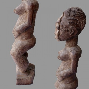 Statuette Baoule très ancienne zoom