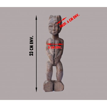 Statuette Baoule très ancienne dimensions