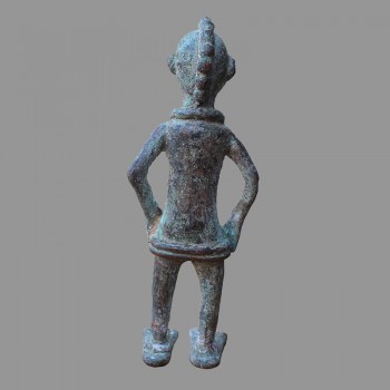 Bronze Tikar ancien de dos