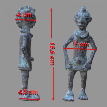 Bronze Tikar ancien dimensions