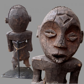 Statuette Mambila Tadep avec socle Cameroun