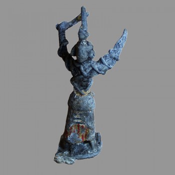 Bronze Baoule très ancien danseur