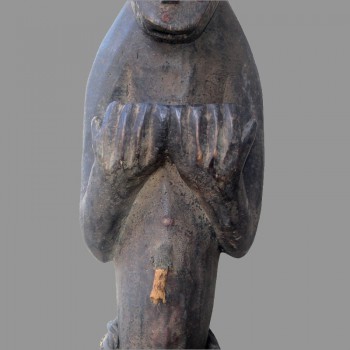 Statuette Baoule singe G Bekre détails des mains
