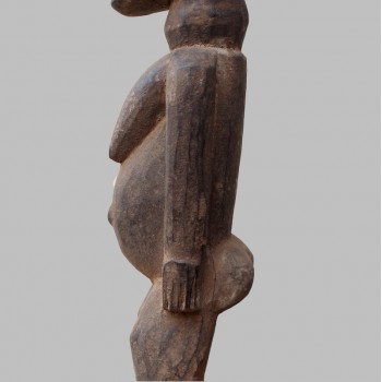 Bateba Lobi ancien statuette de fecondite profil