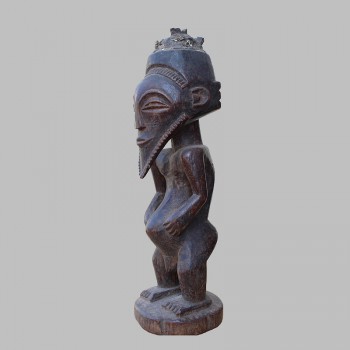 Statuette Basikasingo figure d Ancetre profil gauche
