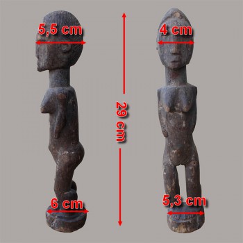 Statuette Baoule Asie Usu ancienne dimensions