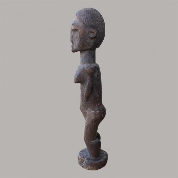 Statuette Baoule Asie Usu ancienne profil gauche