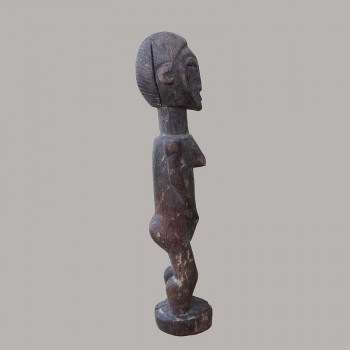 Statuette Baoule Asie Usu ancienne profil droit