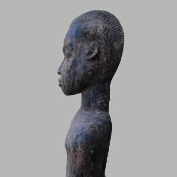 Statuette Baoule ancienne Esprit de la brousse détail