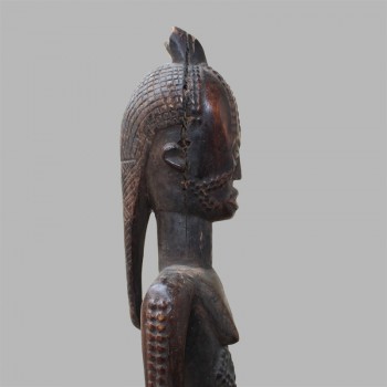Rare statuette Ngombe atypique détail